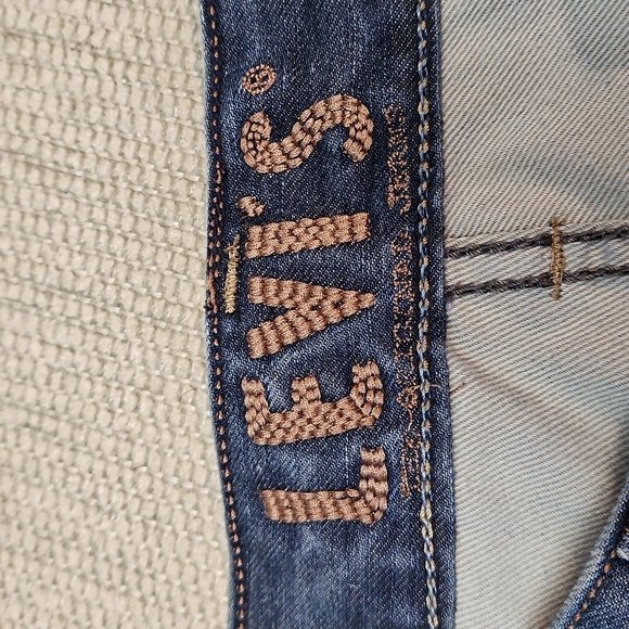 Vintage Levi's 514 Slim Straight Jeans Men's 32X30 Flap Pockets - Picture 3 of 16